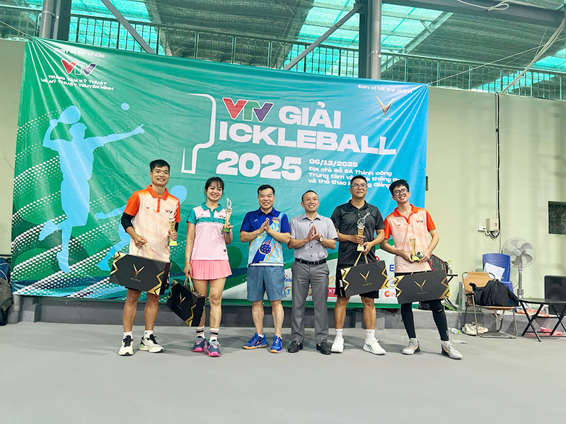 Vinh danh những tay vợt xuất sắc - Giải pickleball VTV 2025