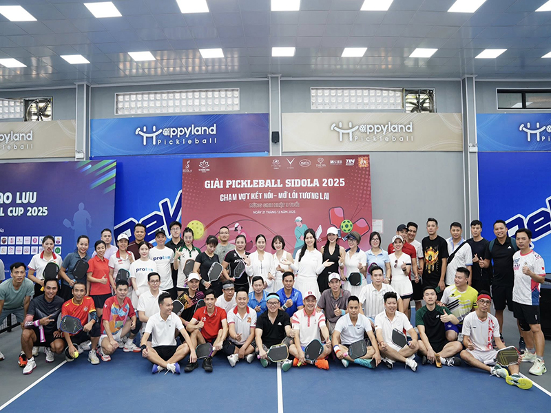 Giải PickleBall SIDOLA - Nhiều dấu ấn đẹp