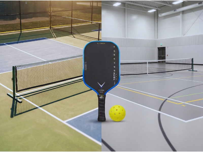 Pickleball ngoài trời và trong nhà khác nhau thế nào? Người mới nên biết